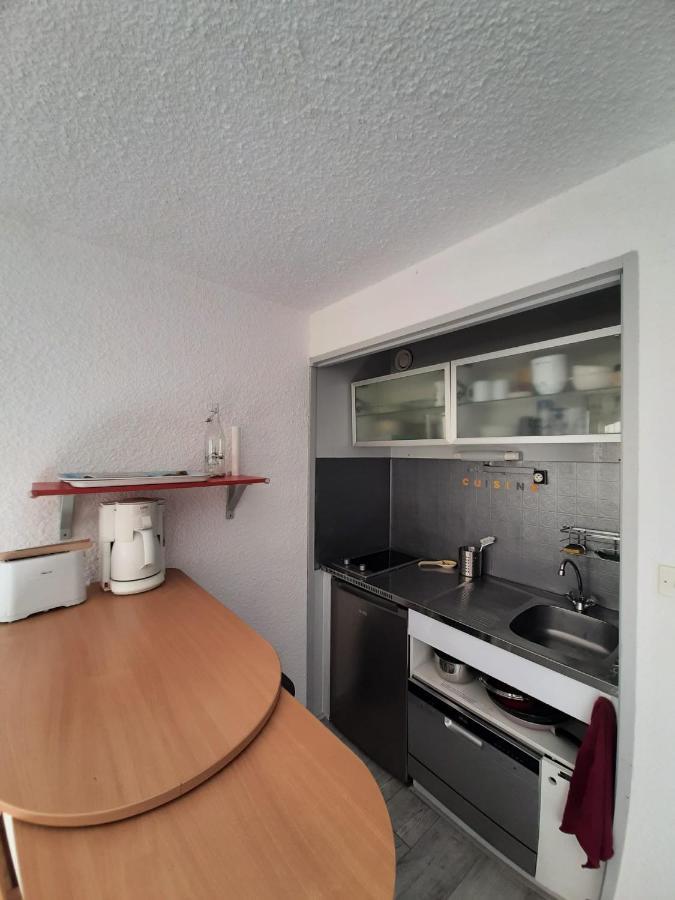 Studio La Mongie Au Pied Des Pistes Parking Couvert Buitenkant foto