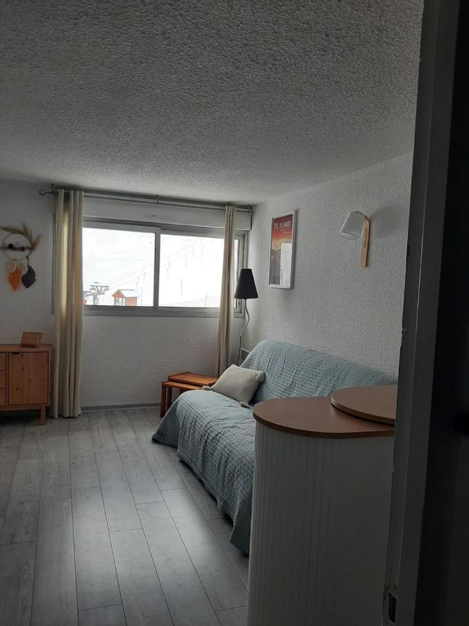 Studio La Mongie Au Pied Des Pistes Parking Couvert Buitenkant foto