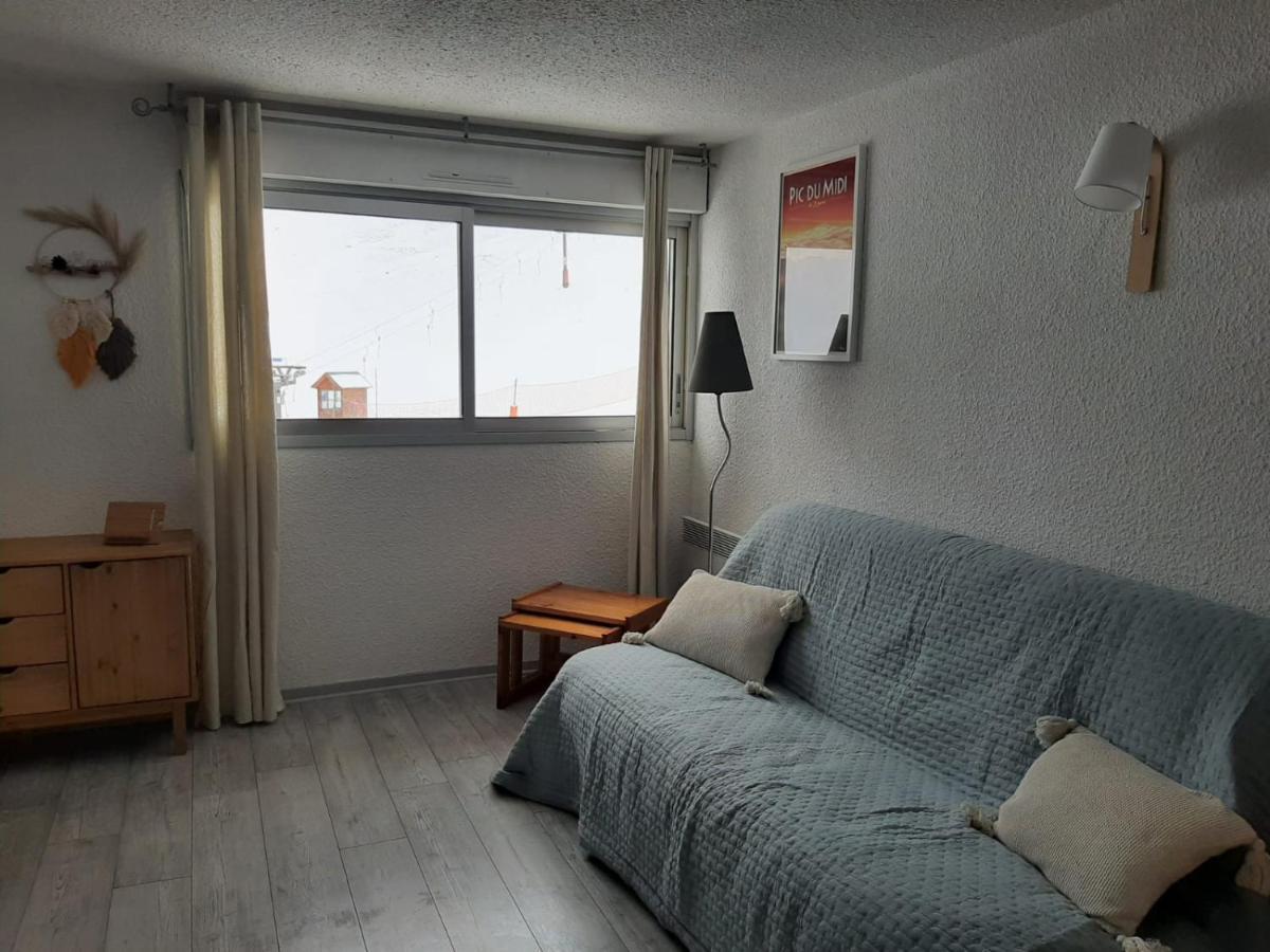 Studio La Mongie Au Pied Des Pistes Parking Couvert Buitenkant foto
